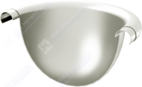 Заглушка желоба Аквасистем 150 RR20 белый