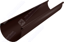 Желоб водосточный Аквасистем 125 3м RR32 темно-коричневый