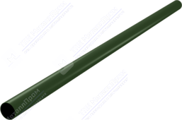 Труба водосточная Аквасистем 100 1м P362 темно-зеленый