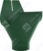 Воронка желоба Аквасистем 150 100 RAL6005 зеленый мох