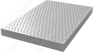 Лист рифленый 4 мм чечевица