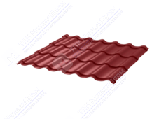 Металлочерепица МЧ2 Монтеррей 0,4 ПЭ RAL3003 рубин