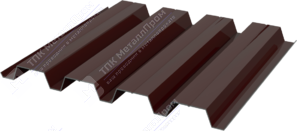 Профнастил полимер Н60 0,45 845/902 ПЭ RAL8017 шоколад