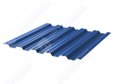 Профнастил полимер НС35 0,4 1000/1060 ПЭ RAL5005 сигнально-синий