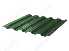 Профнастил полимер НС35 0,7 1000/1060 ПЭ RAL6005 зеленый мох