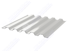Профнастил полимер С44 0,4 1000/1047 ПЭ RAL9003 сигнально-белый