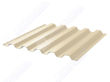 Профнастил полимер С44 0,45 1000/1047 ПЭ RAL1015 светлая слон кость