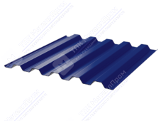 Профнастил полимер С44 0,45 1000/1047 ПЭ RAL5002 ультрамарин