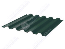 Профнастил полимер С44 0,5 1000/1047 ПЭ RAL6005 зеленый мох