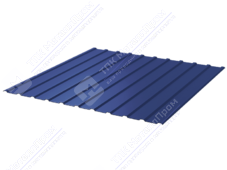 Профнастил полимер С10 0,4 1130/1155 ПЭ RAL5002 ультрамарин