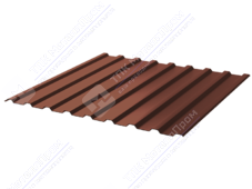 Профнастил полимер СП20 0,45 1100/1150 ПЭ RAL8004 коричневая медь