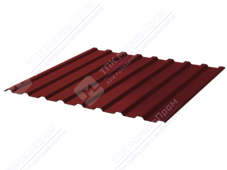 Профнастил полимер СП20 0,5 1100/1150 ПЭ RAL3011 коричнево-красный