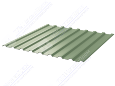 Профнастил полимер СП20 0,4 1100/1150 ПЭ RAL6021 бледно-зеленый
