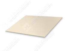 Лист с полимерным покрытием 0,45 мм ТУ ПЭ в пленке RAL1015 светлая слон кость