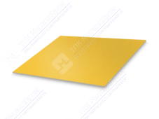 Лист с полимерным покрытием 0,7 мм ПЭ в пленке RAL1018 цинково-желтый