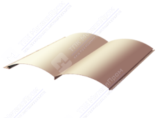 Сайдинг бревно 330/353,5 0,45 ПЭ RAL1015 светлая слон кость