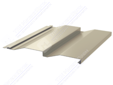 Сайдинг кораб доска 228/255 0,4 ПЭ RAL1015 светлая слон кость