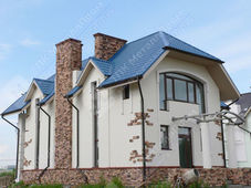 Металлочерепица Монтеррей п/э RAL 5005 (сигн-синий) 0,45 мм