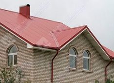 Профнастил МП-20 п/э RAL 3003 (красный рубин) 0,45 мм