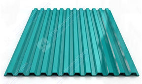 Профнастил С-21 п/э RAL 5021 (голубая вода) 0,45 мм