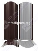 Штакетник металлический, полукруглый, ширина 110 мм, полиэстер, стандартные цвета