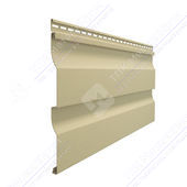 Сайдинг виниловый Docke Standard D4D (Корабельный брус, крем-брюле)