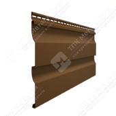 Сайдинг виниловый Docke Premium D4 5D (Корабельный брус, пралине)