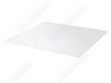 Лист с полимерным покрытием 0,4х1250х2000 мм ПЭ в пленке RAL9003 сигнально-белый