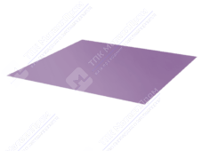 Лист с полимерным покрытием 0,5 мм ПЭ в пленке RAL4005 сине-сиреневый