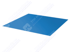 Лист с полимерным покрытием 0,45 мм ПЭ в пленке RAL5015 синее небо