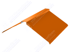 Планка конька плоского 150 150 0,4 2м стандарт ПЭ RAL2004 оранжевый К-512