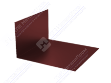 Планка примыкания верхняя 145 250 0,4 2м стандарт ПЭ RAL3009 красный оксид К-501