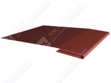 Планка начальная 10 20 10 0,45 2м стандарт ПЭ RAL8004 коричневая медь К-719