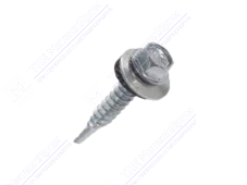 Саморез 4,8 29 KPcZP с прокладкой RAL7004 сигнально-серый