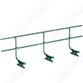 Ограждение кровельное BORGE 60см 3м эконом RAL6005 зеленый мох